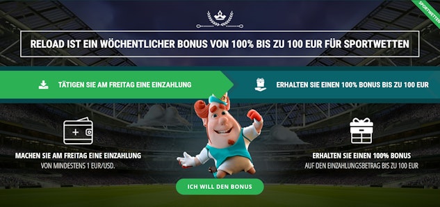 22bet Reload Bonus