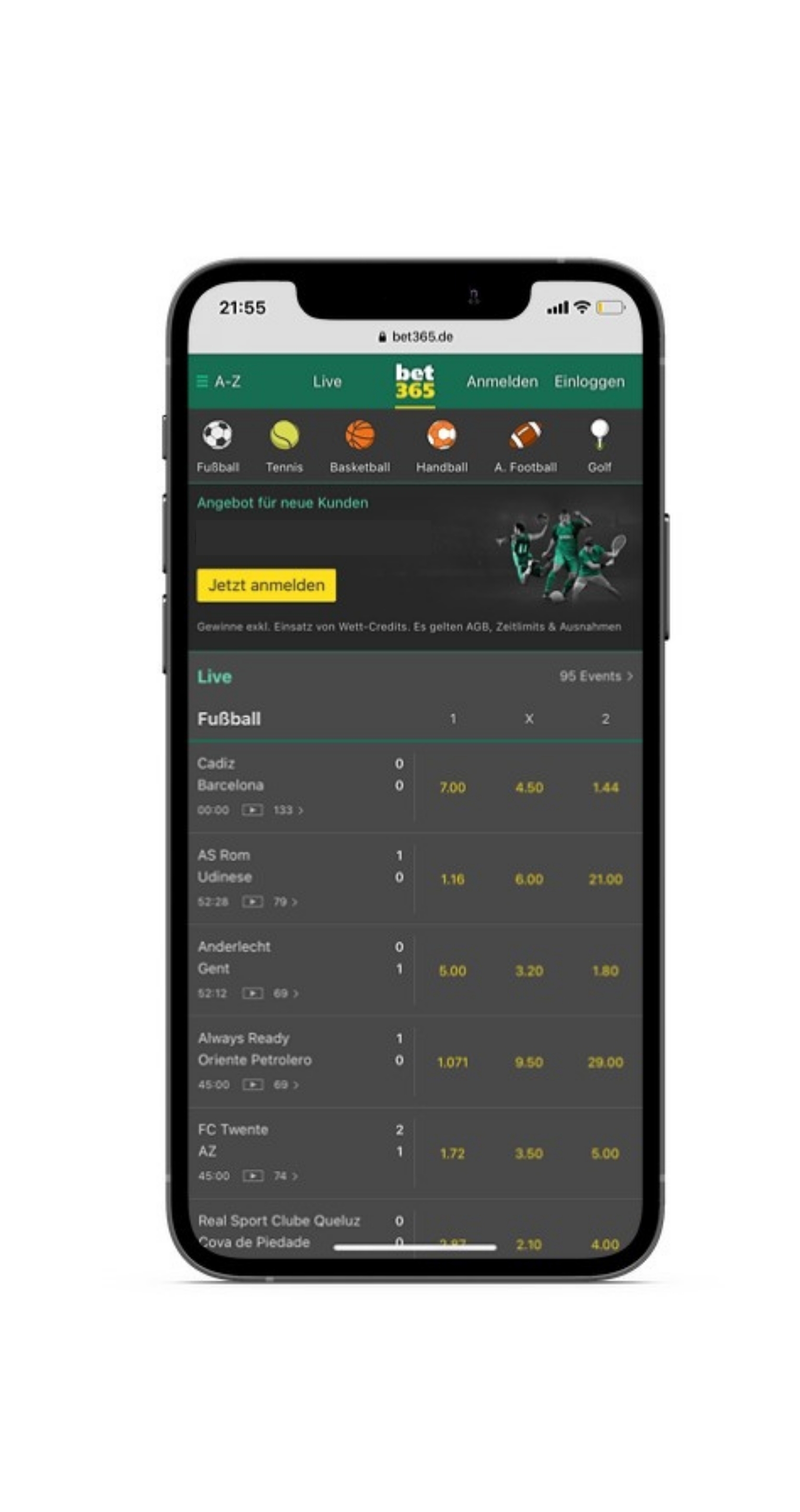 Bet365 los wetten