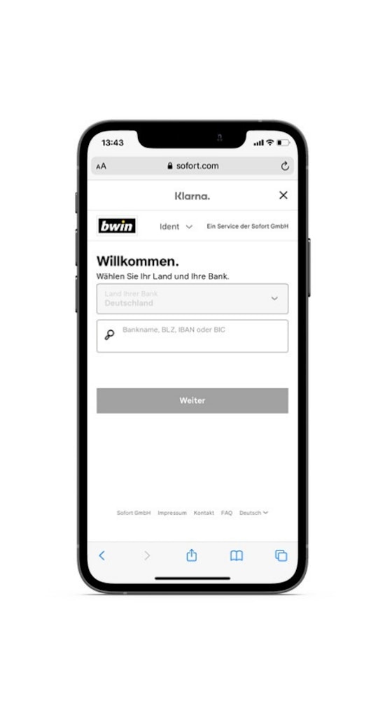 Bwin Verifizeirung Klarna