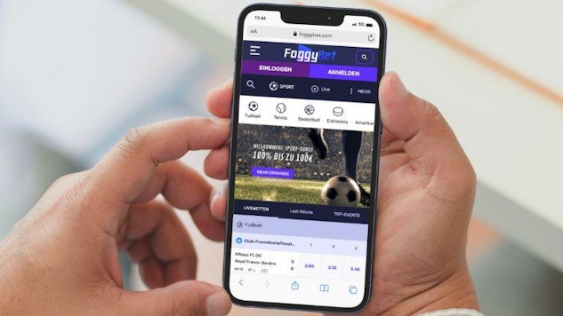 Foggybet Bonus auf dem Smartphone