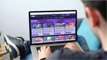 Foggybet Casino Angebot auf dem Laptop