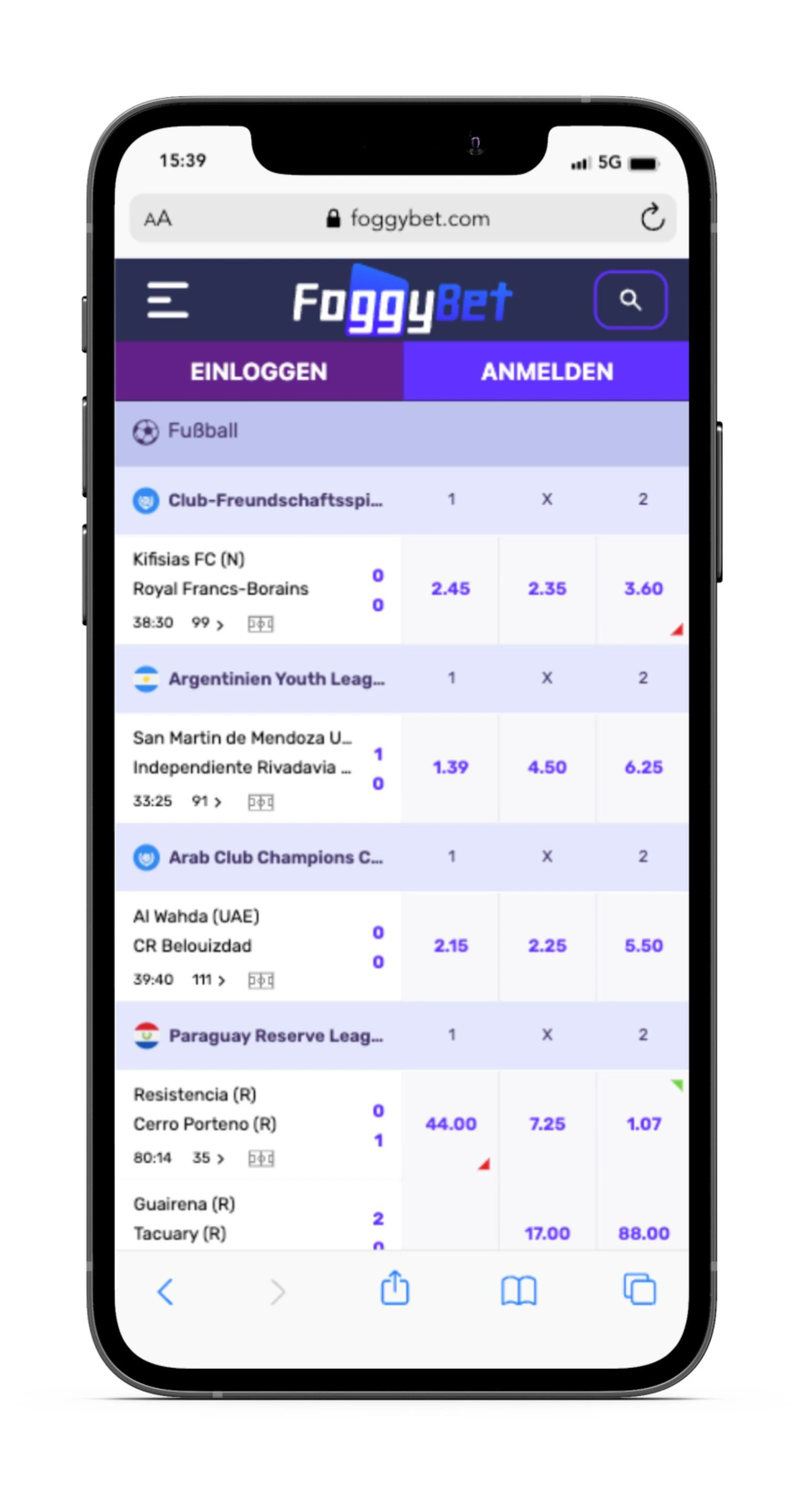 Foggybet Sportwetten