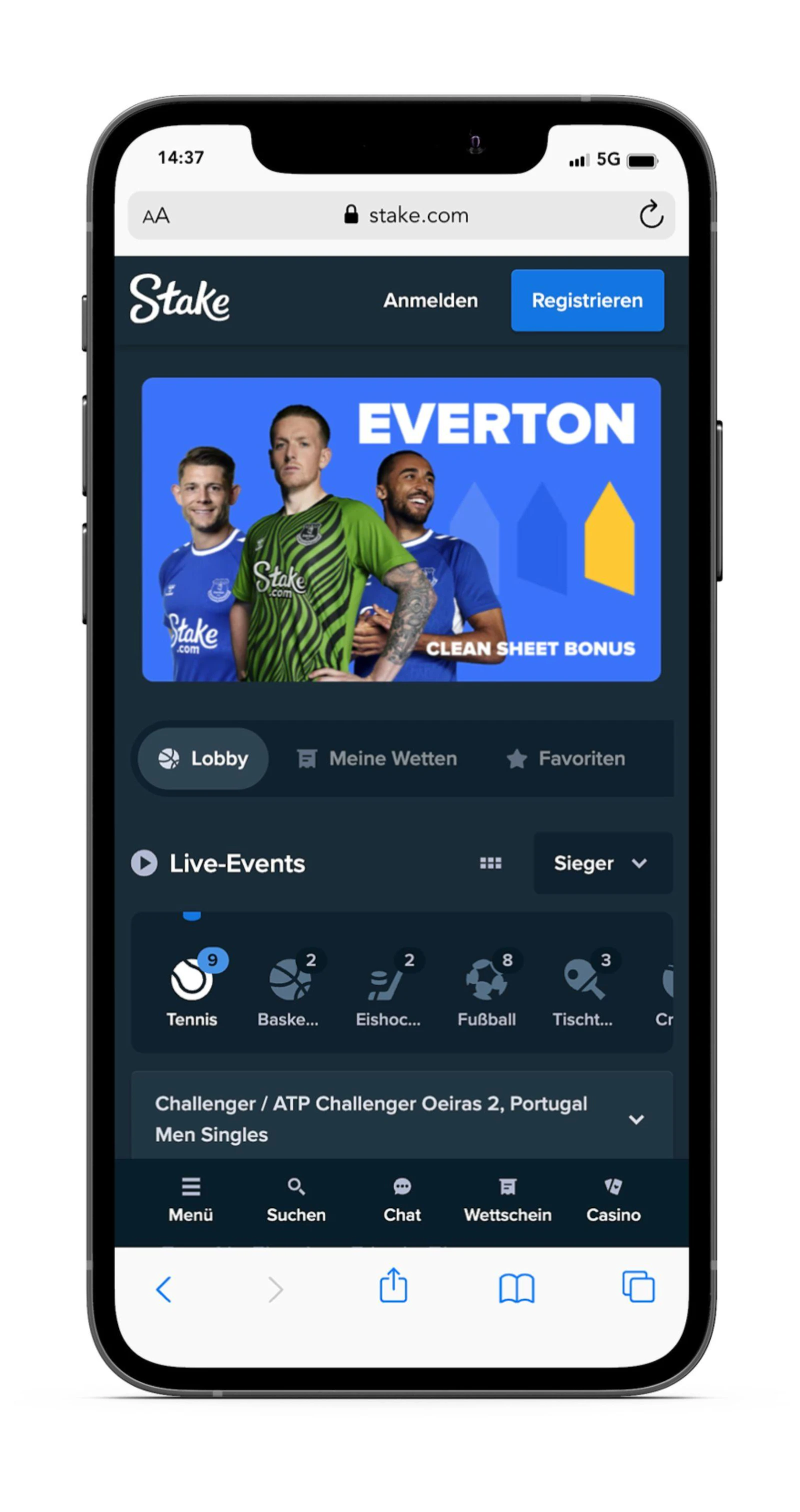 Stake Homepage