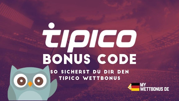 Tipico Bonus Code Header