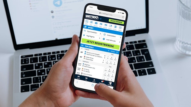 Wettigo Sportwetten auf dem Smartphone
