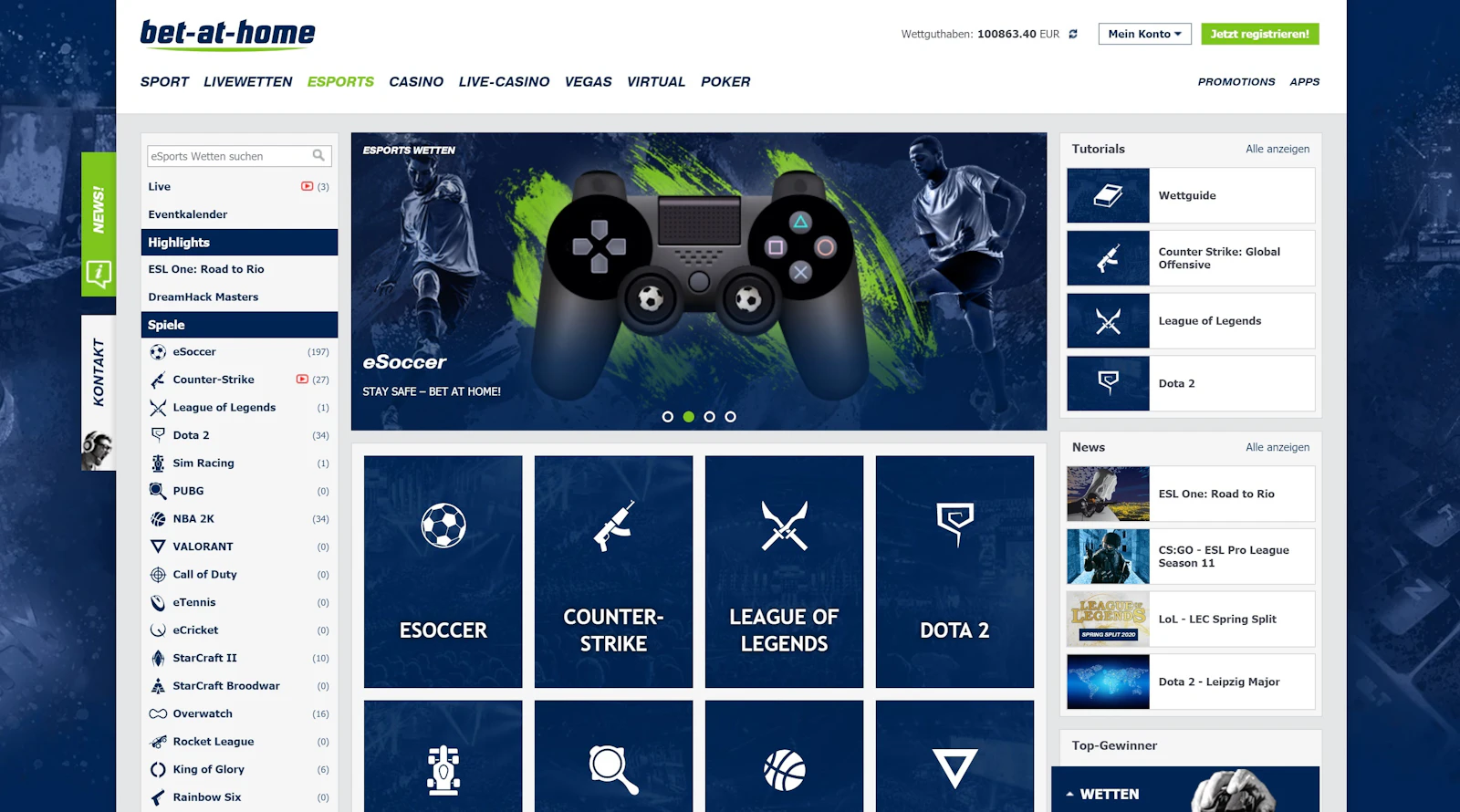 bet-at-home E-sports