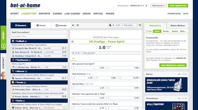 bet-at-home Livewetten