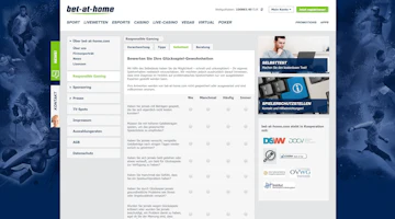 bet at home Verantwortung