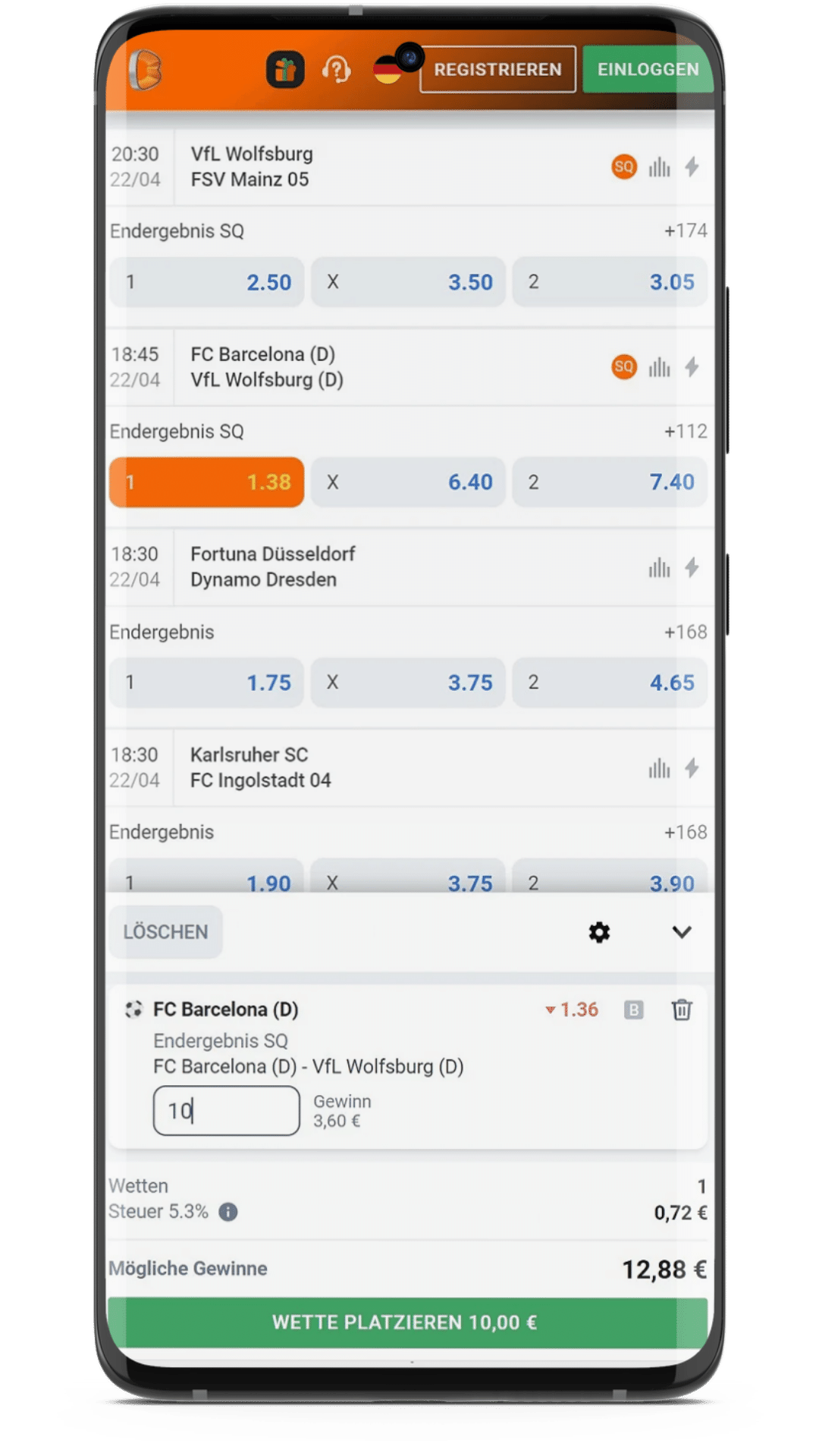 Betano App Livewetten