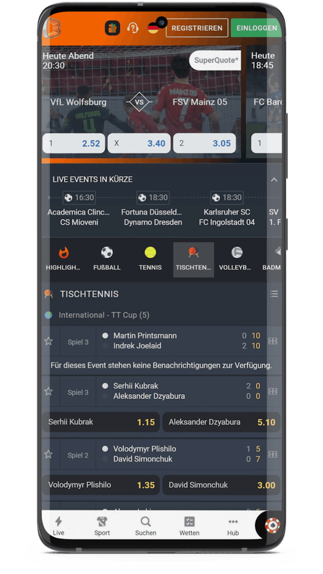 Betano App Sportwetten