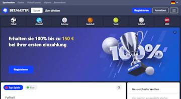 Betmaster Startseite