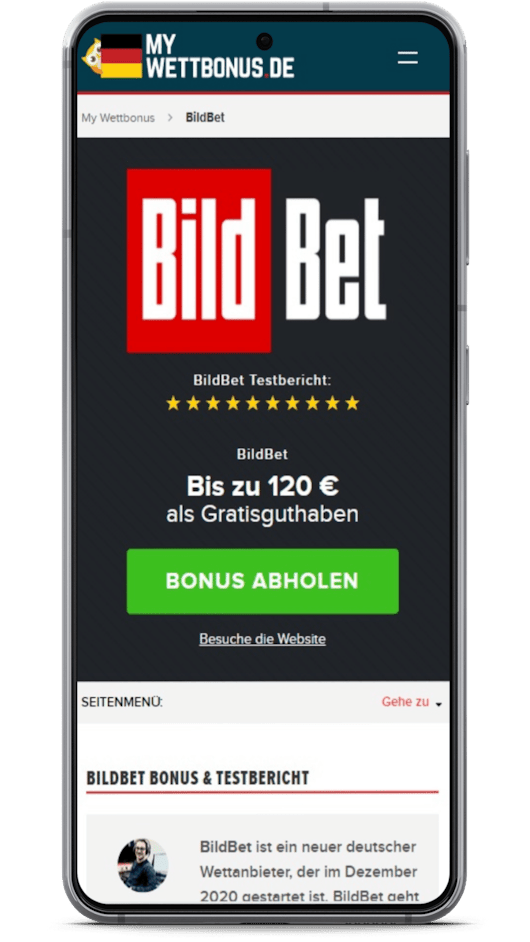 BildBet App Anmeldung 1