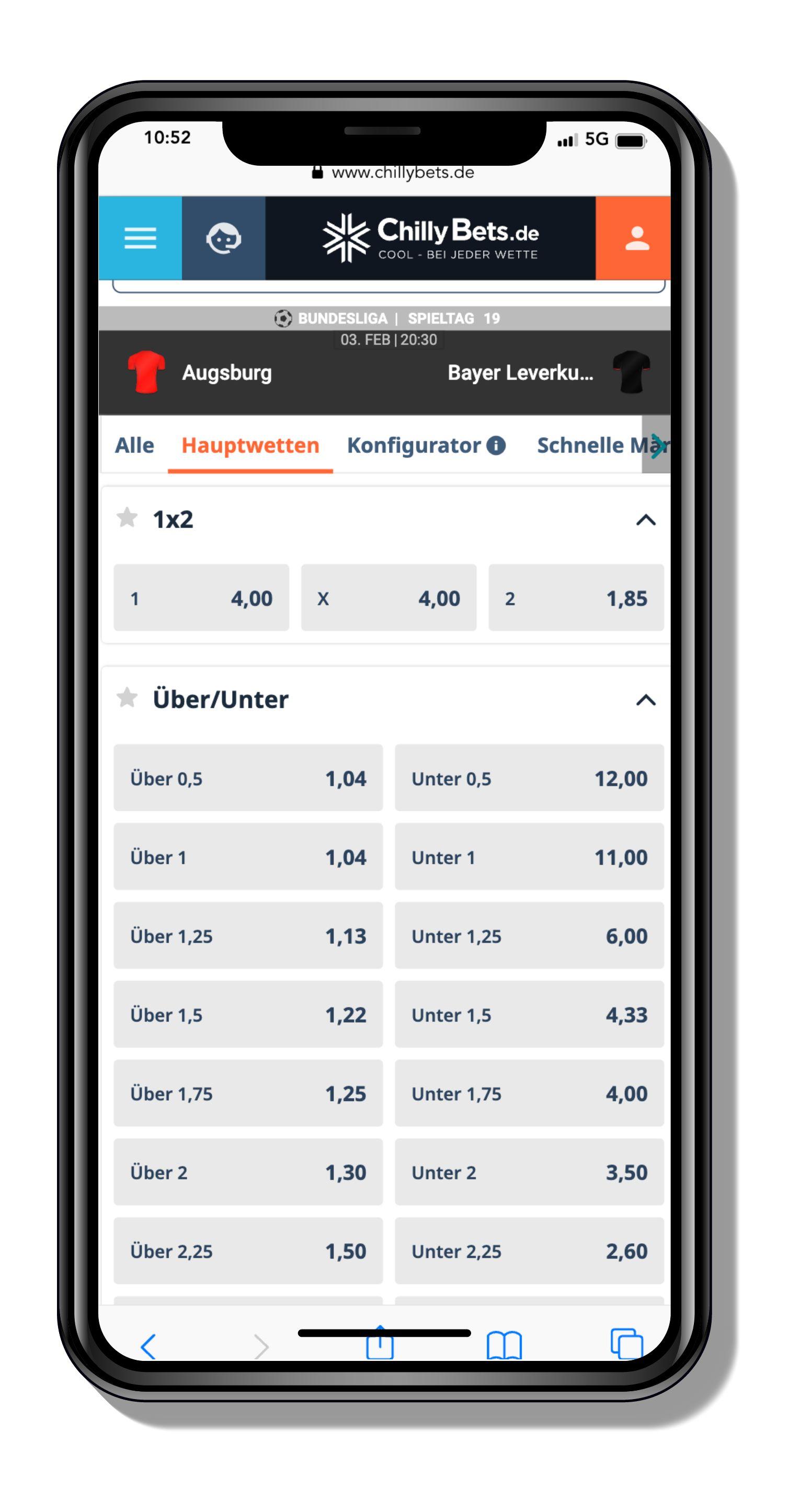 Chillybets pre match