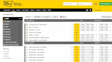 Interwetten Livewetten