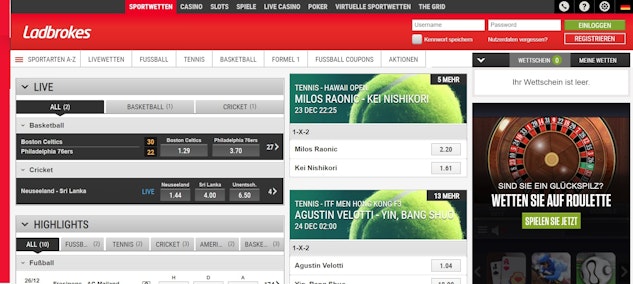 Ladbrokes Sportwetten