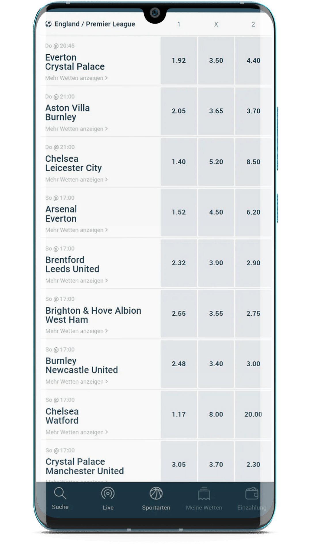 Mybet Fußball-Wetten