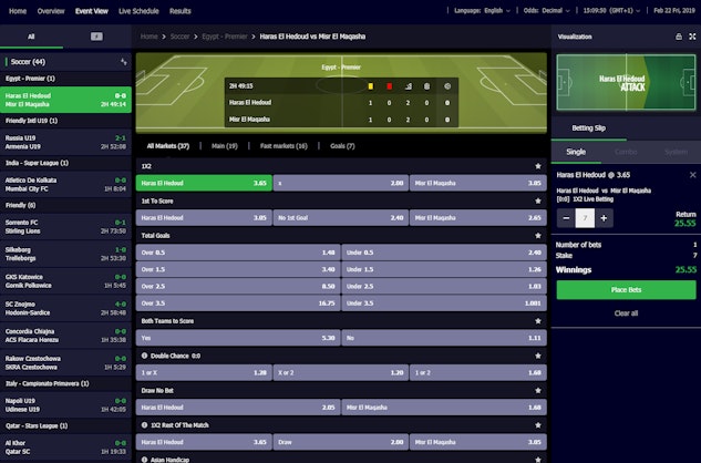 Spin Sports Liveodds