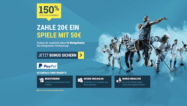 Sportwetten de Willkommensbonus